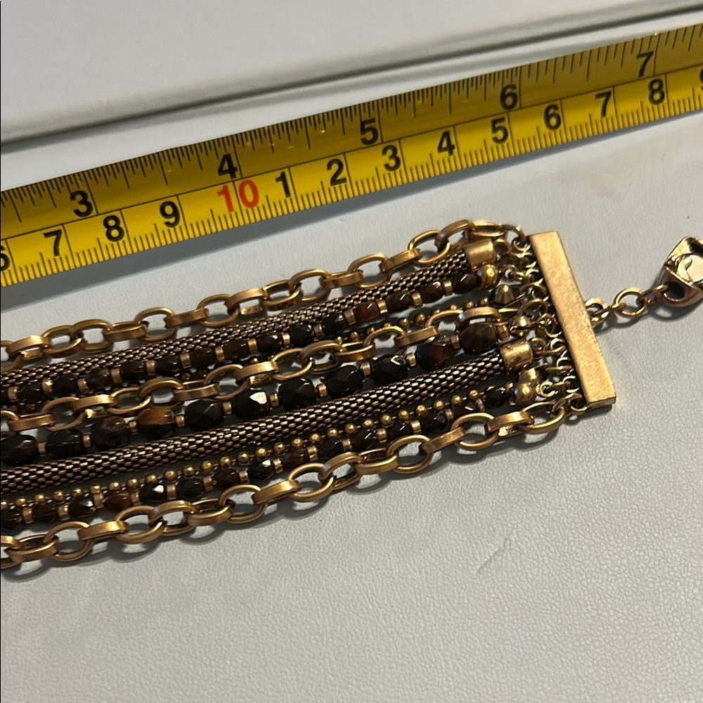 Chico’s multi layer gold-tone bracelet - Picture 6 of 7